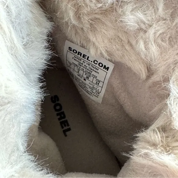 NWT! WATERPROOF Sorel Tivoli Lace-Up All Weather Boots Short Faux Fur gray grey