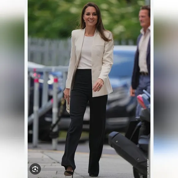 NWT Zara Long Blazer Kate Middleton Size M