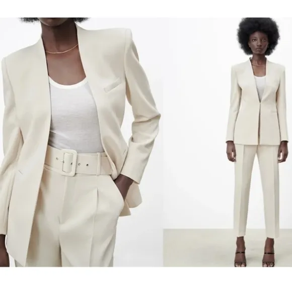 NWT Zara Long Blazer Kate Middleton Size M