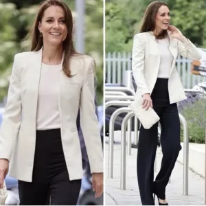 NWT Zara Long Blazer Kate Middleton Size M