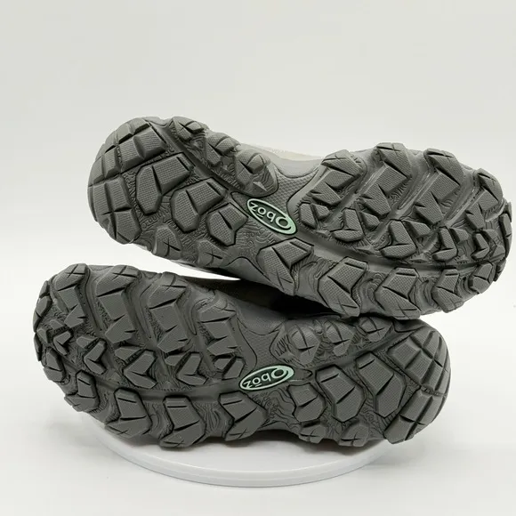 OBOZ Bridger Mid B Dry Waterproof Hiking Boots Size 7 Womens Frost Gray NEW