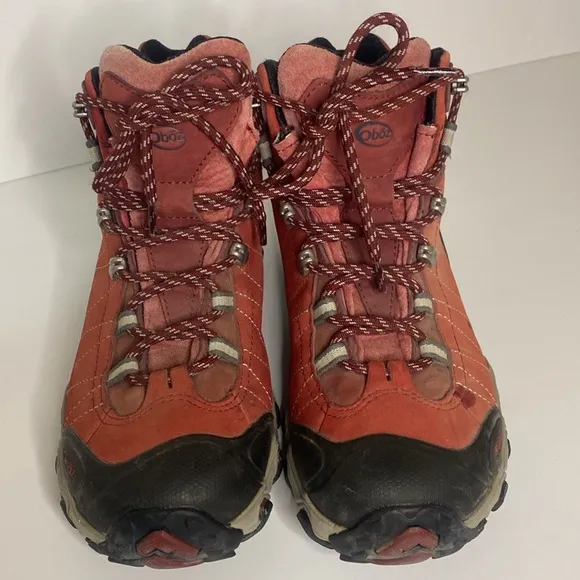 Oboz Red Performance Boots for Outdoor Adventures Waterproof size 9
