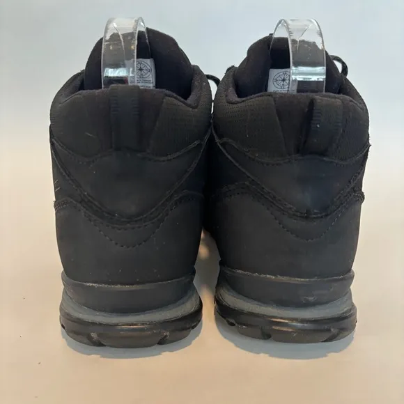 Oboz Women's black lace up Bozeman Mid Waterproof outdoor Hiking Boots size 9