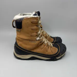 Oboz Women’s US 7 Sapphire 8” Insulated Brown Leather Waterproof Boots