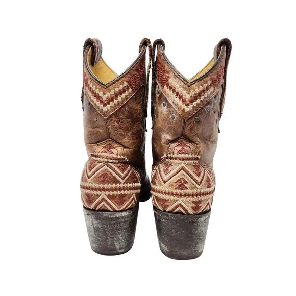 Old Gringo Alexa Leather Embroidered Studded Cowgirl Boots Western Size 7.5