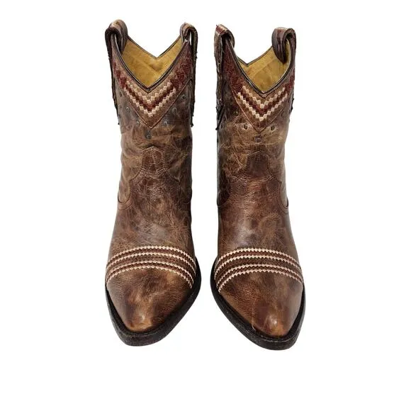 Old Gringo Alexa Leather Embroidered Studded Cowgirl Boots Western Size 7.5