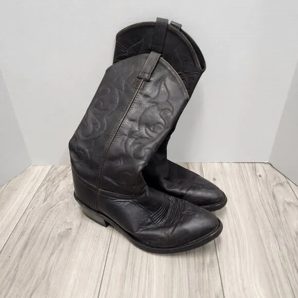 Old West TBM3051 Men’s Sz 9.5 EE  Stitched Western Trucker Cowboy Boots