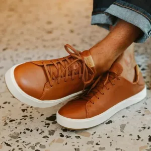 Olukai Leather Sneakers Brown Casual Shoes 11 LAE'AHI LI'ILI Waterproof