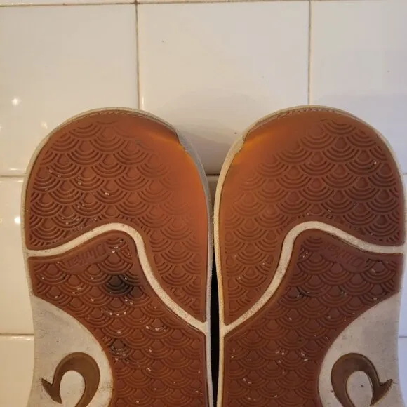 Olukai Leather Sneakers Brown Casual Shoes 11 LAE'AHI LI'ILI Waterproof