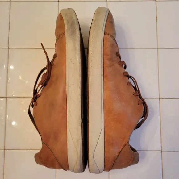 Olukai Leather Sneakers Brown Casual Shoes 11 LAE'AHI LI'ILI Waterproof