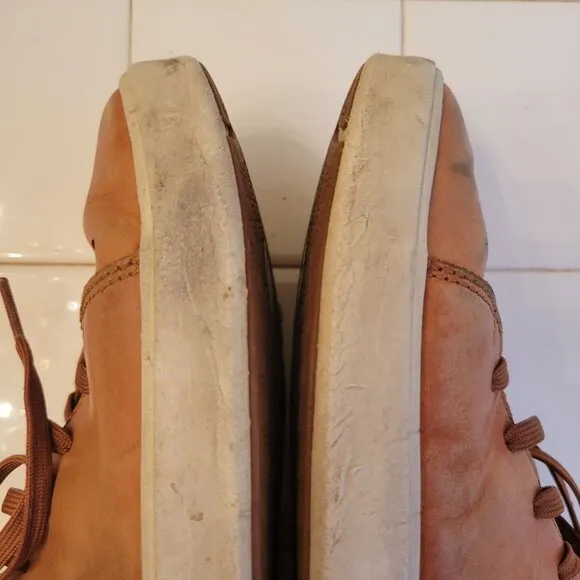 Olukai Leather Sneakers Brown Casual Shoes 11 LAE'AHI LI'ILI Waterproof