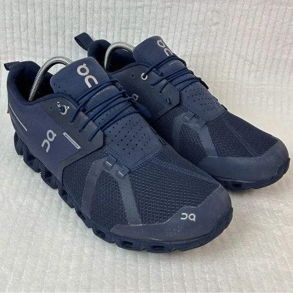 On Cloud Swiss Engineering Men’s Size 11 Waterproof Navy Running Shoes Sneakers
