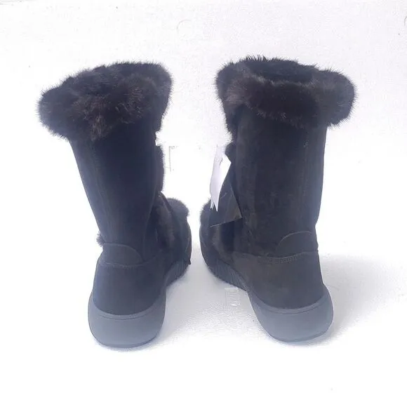 Oscar de la Renta Oscar Sport Fur Lined Snow Boots
