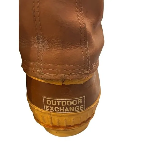 Outdoor Exchange Mens Steel Shank Wool Lined Waterproof Boots Sz 10