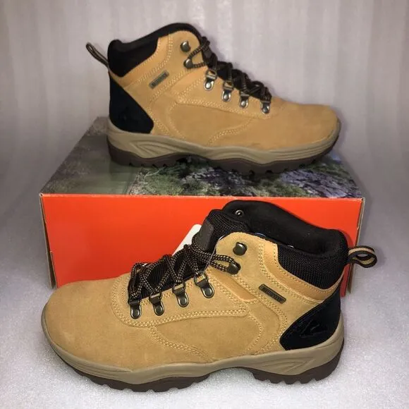 Ozark Trail M OT Free Edge Hiker Suede Wheat Boots Men's Size 7 Waterproof NEW