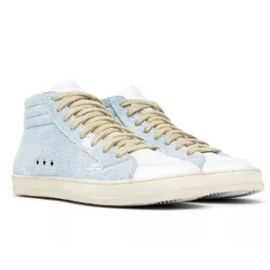 P448 Skate High Top Sneakers Denim‎ 42 EU ( E 544)