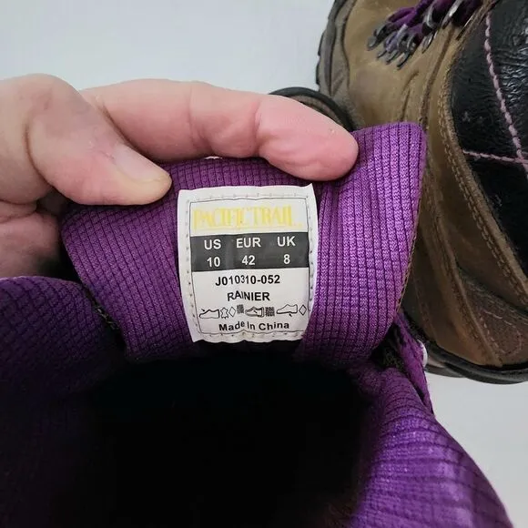 Pacific Trail rainier hiking boots women's size 10 waterproof outdoor