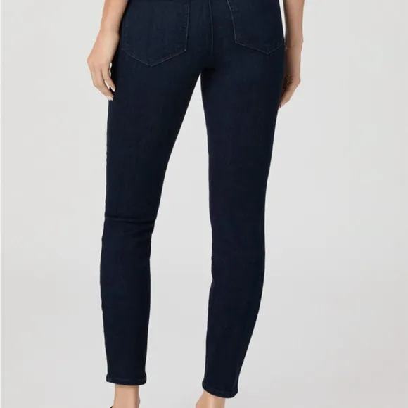 PAIGE NWT Verdugo Ankle Skinny Jean Vintage Women 27 Moody Dark Mid Rise Stretch
