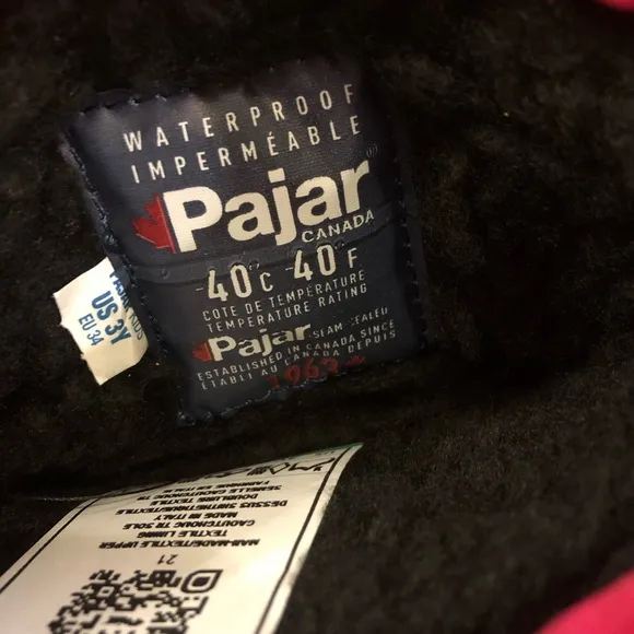 Pajar Canada all weather kid’s boots size 3Y. Eur 34.