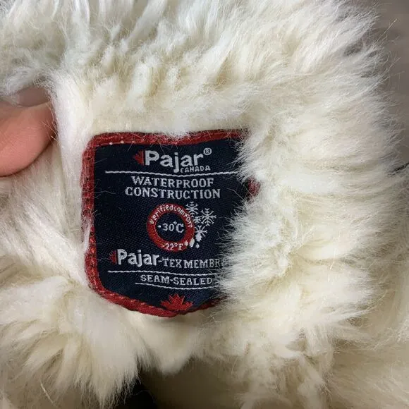 Pajar Canada Girls Insulated Waterproof Tall Winter Snow Boots Size 2.5-3 EU 34
