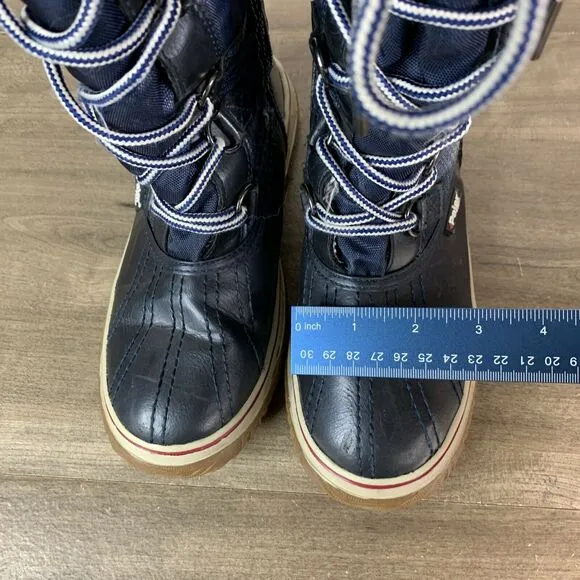 Pajar Canada Girls Insulated Waterproof Tall Winter Snow Boots Size 2.5-3 EU 34