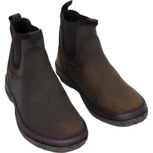 PAJAR Men's Dark Brown Leather Insulated Winter Ankle Boots, Size 41 EU 8-8.5 US