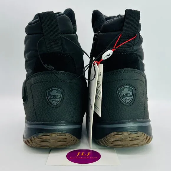Pajar Men's Exo Lite Black Insulated Puffer Winter Snow Boots Size 42 EU/ 9 US