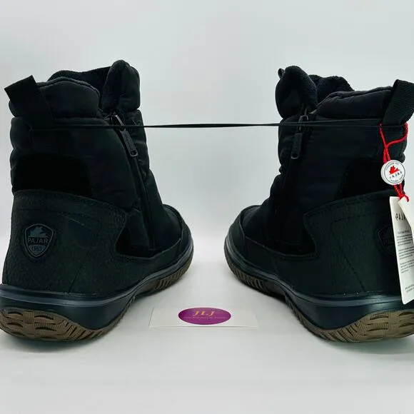 Pajar Men's Exo Lite Black Insulated Puffer Winter Snow Boots Size 42 EU/ 9 US