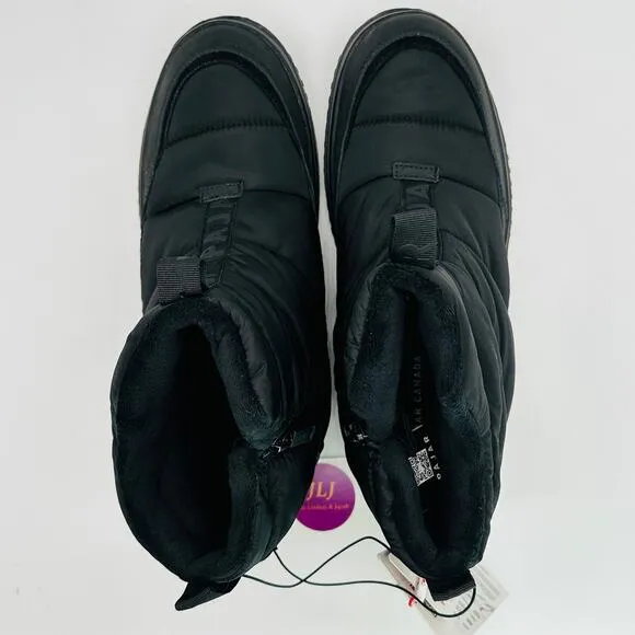 Pajar Men's Exo Lite Black Insulated Puffer Winter Snow Boots Size 42 EU/ 9 US