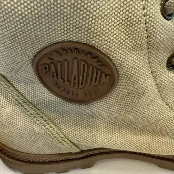 Palladium Pampa high unisex canvas boots in woodlin NEW men’s 9 women’s 11