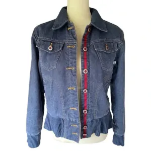 Patagonia W’s High Wire Hemp Denim Cozy Jean Jacket Vintage Women Size S