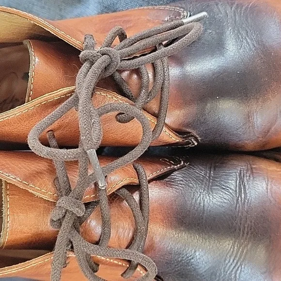 Patricia Nash Veneto Lace Up Italian Leather Ankle Boot Size 8 Women