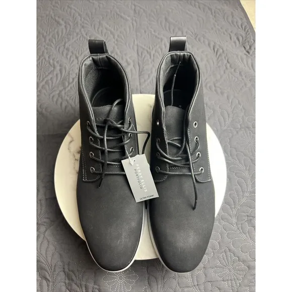 Perry Ellis Portfolio Bluff  Sport Navy Outdoor Chukka Boots SZ 11.5 NWT, No Box