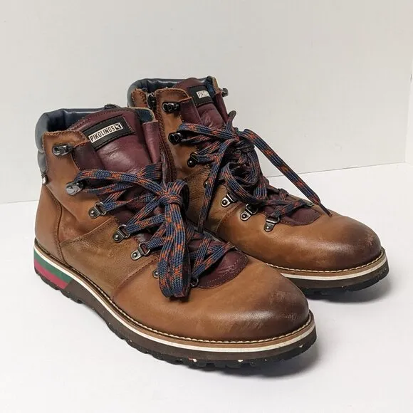Pikolinos Pirineos Ankle Boots, Brandy Leather, Men's 43 EU (US 9.5-10)