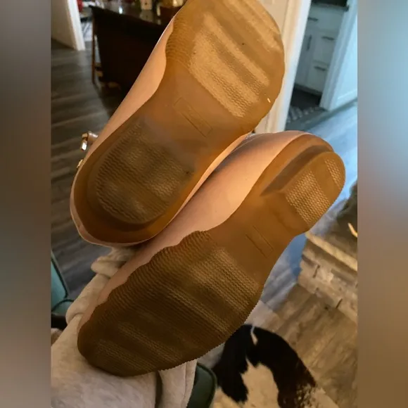 Pink &amp; Rose Gold Sperry rain boots
