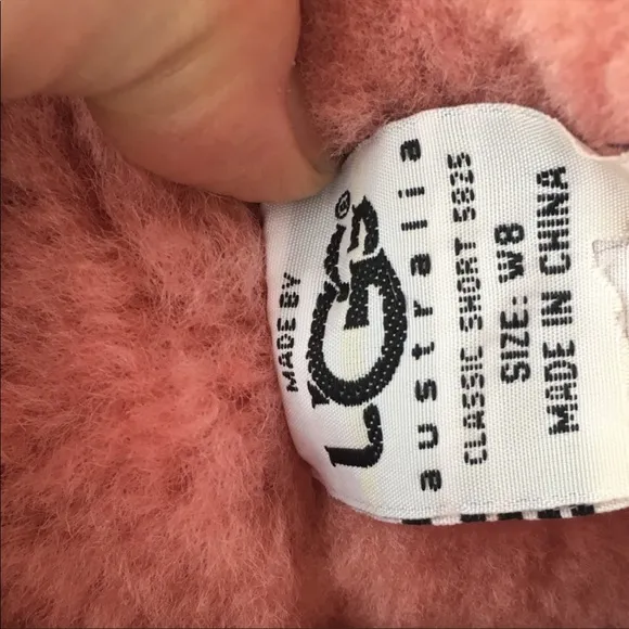 Pink UGG boots women size 8