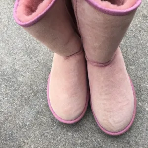 Pink UGG boots women size 8