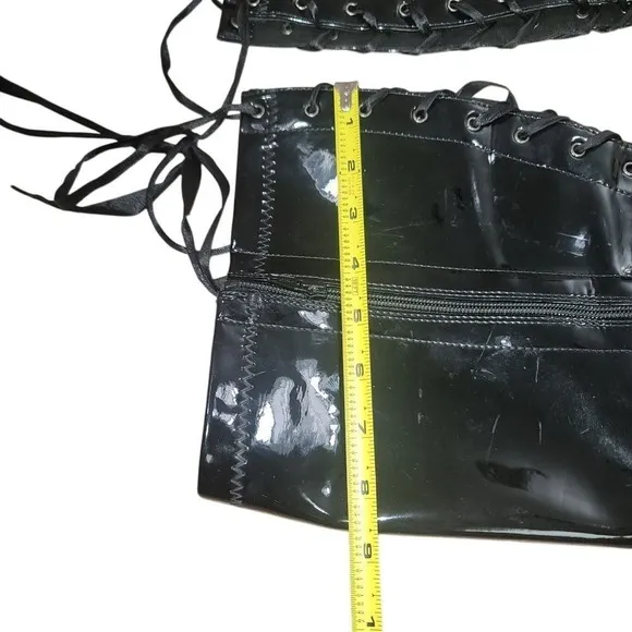 Pleaser Women 7 Thigh High Stiletto Heel Boots Whimsigoth Festival Y2K Retro 90s