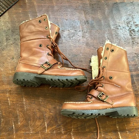 Polo by Ralph Lauren Boy's Size 2 Ranger Ultra Hi Shearling Outdoor Boots