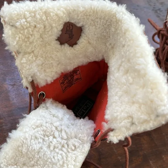 Polo by Ralph Lauren Boy's Size 2 Ranger Ultra Hi Shearling Outdoor Boots