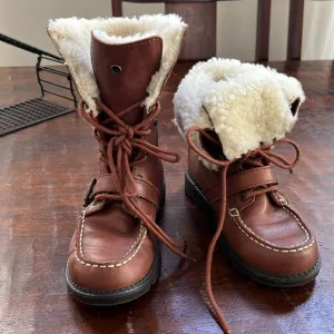 Polo by Ralph Lauren Boy's Size 2 Ranger Ultra Hi Shearling Outdoor Boots