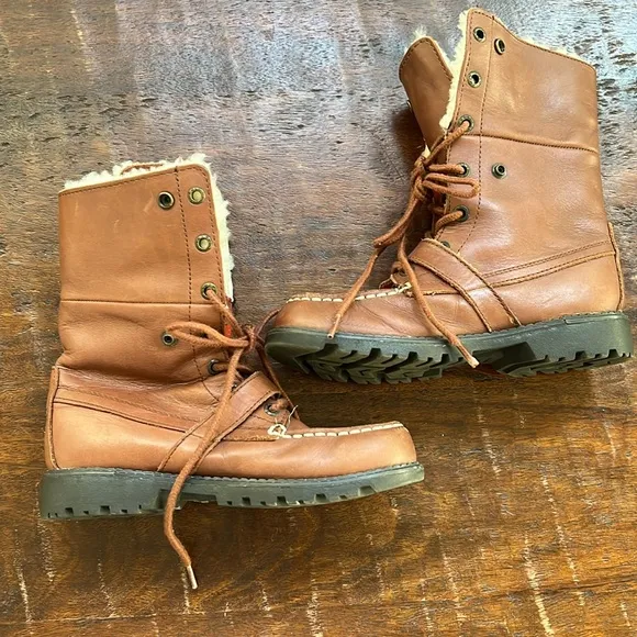 Polo by Ralph Lauren Boy's Size 2 Ranger Ultra Hi Shearling Outdoor Boots