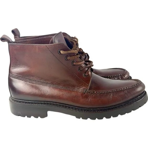 Polo Ralph Lauren Brown Leather Ranger Boots Men's Size 9.5