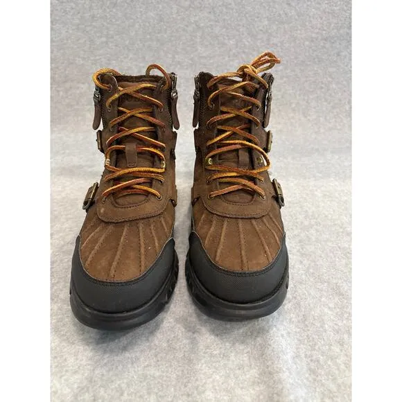 Polo Ralph Lauren Demond Men Size 9.5D Leather Buckle Ranger Country Ankle Boots
