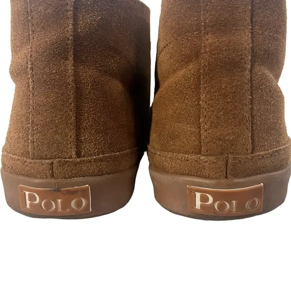 Polo Ralph Lauren Erwin Brown‎ Suede Men Chukka Boots size 9