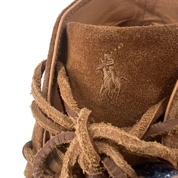 Polo Ralph Lauren Erwin Brown‎ Suede Men Chukka Boots size 9