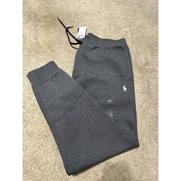 Polo Ralph Lauren Men's Double Knit Tech Jogger Pants Gray size 2XL NWT