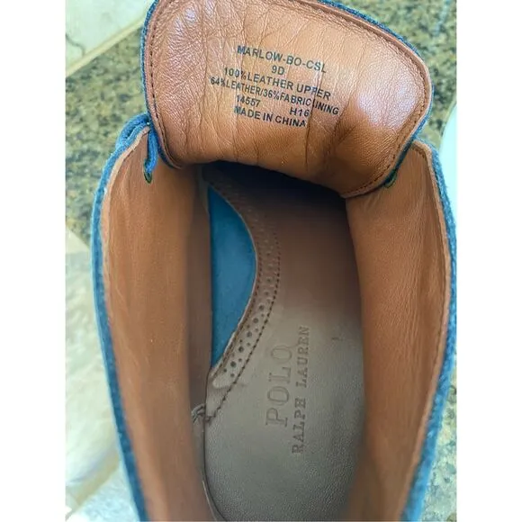 Polo Ralph Lauren Suede Men Boots Sz 9