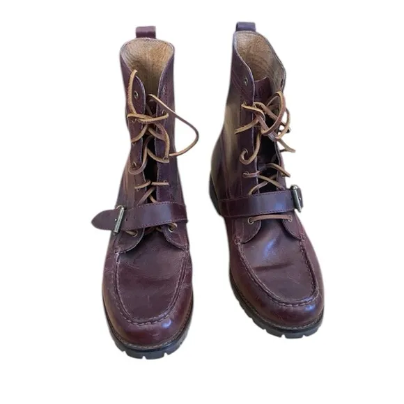 Polo Ralph Lauren upper leather boots for men size 10