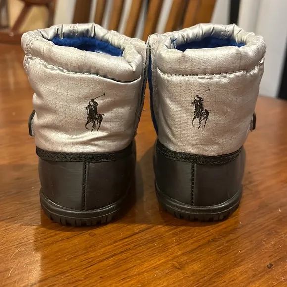Polo Ralph Lauren Whistler winter baby boots boys girls booties crib infant Sz 1